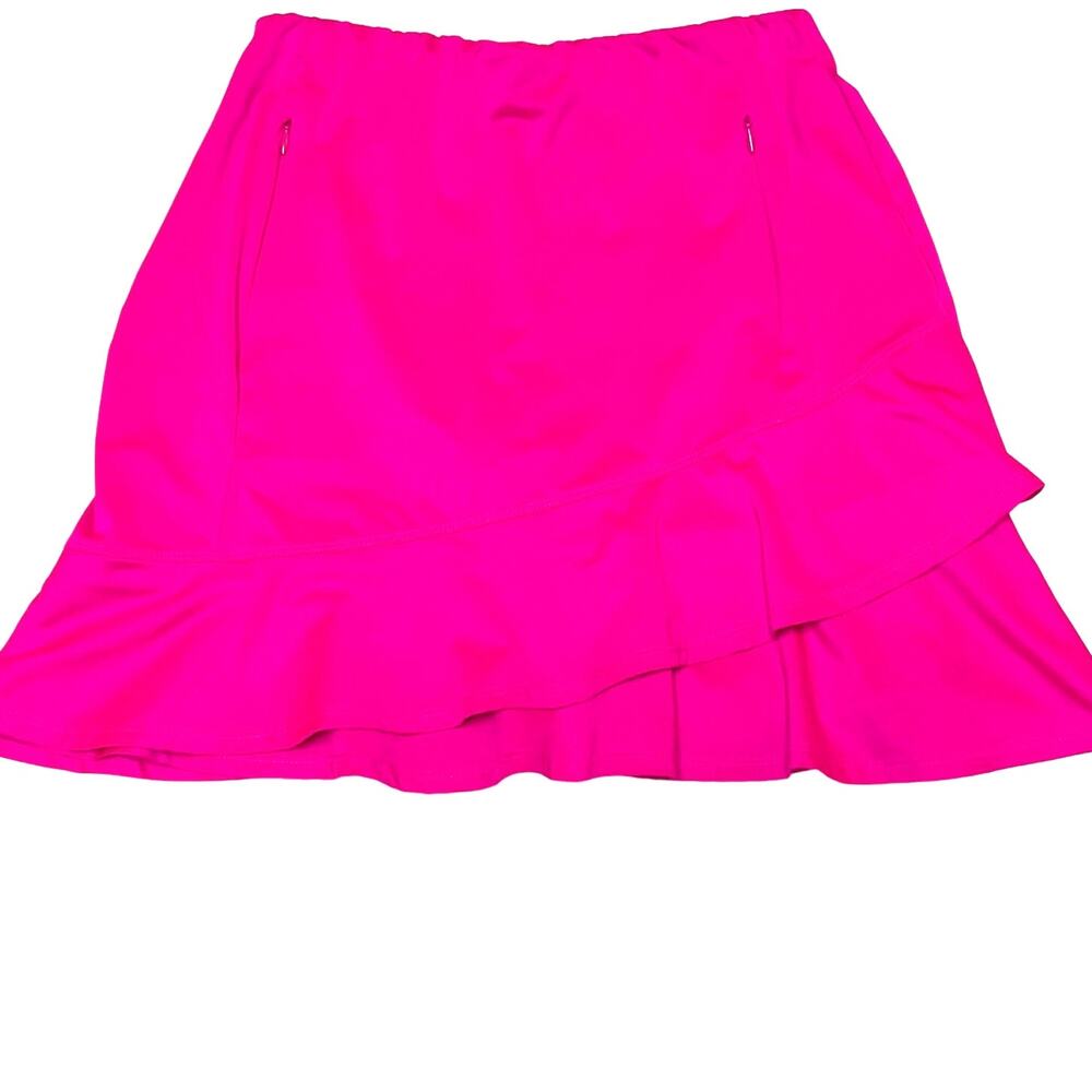 Tail White‎ Label Ruffled Tier Skort Flounce Fucshia Pink, Size XS